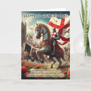 St. George's Day Greeting Card