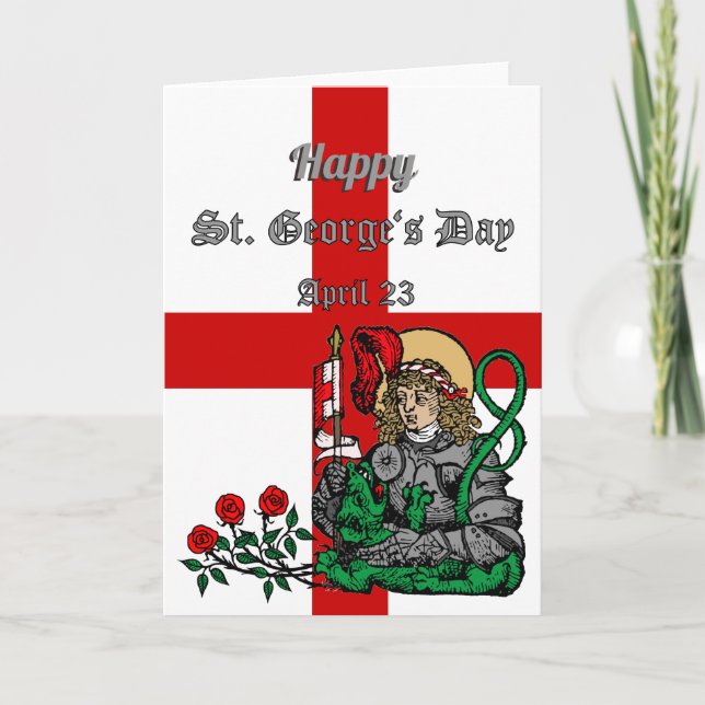 St. George's Day Greeting Card (Nuremberg Version) (Front)