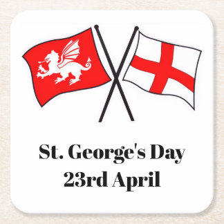 St. George's Day Patriotic Coaster