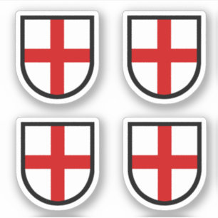 St. George's Shield - 4-Up Contour