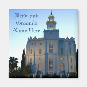 St.GeorgeTemple-Magnet-Customizable Magnet