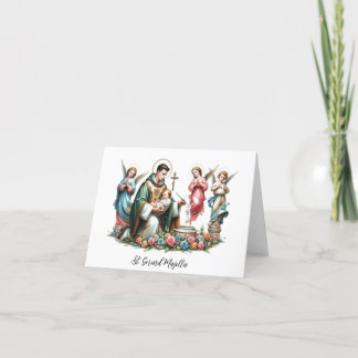 St. Gerard Majella – Patron Saint of TTC  Thank You Card