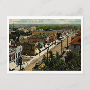 St. Germain St., St. Cloud, MN 1914 Vintage Postcard