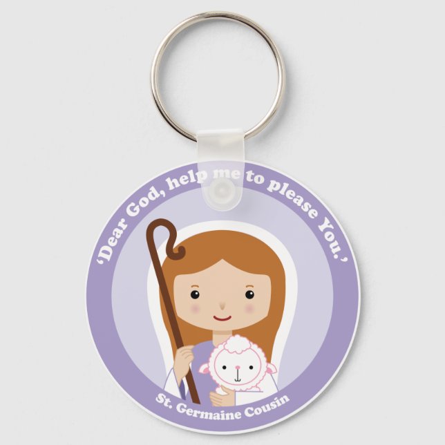 St. Germaine Cousin Keychain (Front)