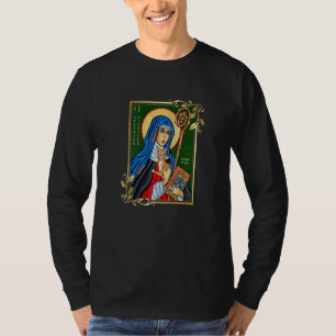 St Gertrude Of Nivelles Patron Saint Of Cats T-Shirt