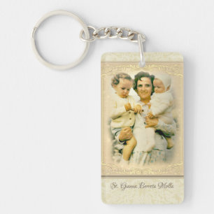 St. Gianna Beretta Molla Catholic Mother Keychain