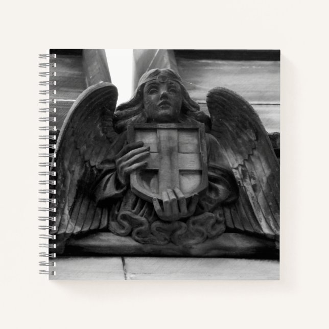 St Giles Cathedral Angel Photo Notebook (Front)