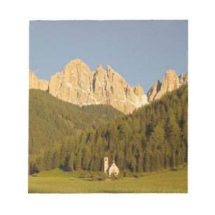 St Giovanni, Val di Funes, Dolomites, Italy Notepad