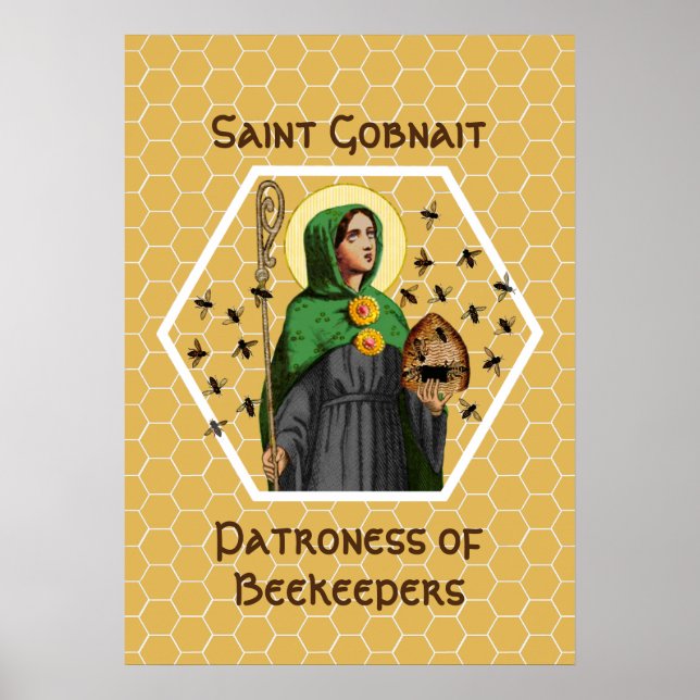 St. Gobnait of Ballyvourney (SAE 003) Poster (Front)