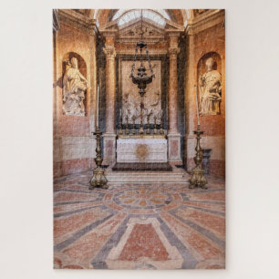 St Gregory and St Ambrose. Italian baroque statues Jigsaw Puzzle