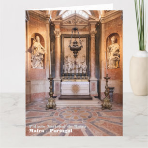 St Gregory and St Ambrose. Italian baroque statues Thank You Card