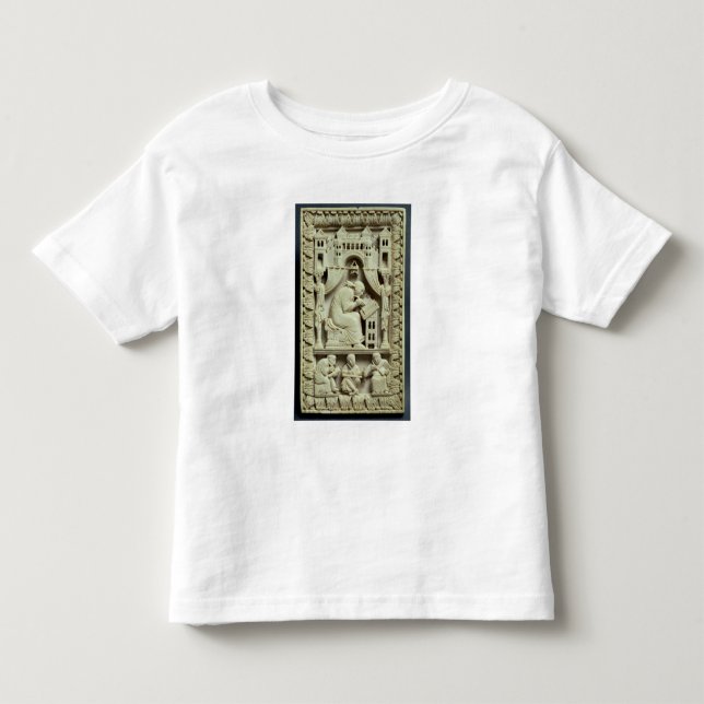 St. Gregory writing with scribes below Toddler T-shirt (Front)