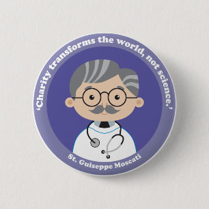 St. Guiseppe Moscati 2 Inch Round Button