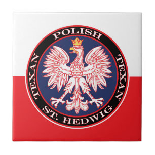 St. Hedwig Round Polish Texan Tile