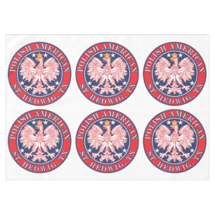 St. Hedwig Texas Polish American Eagle Tablecloth