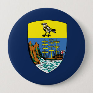 St. Helena 4 Inch Round Button