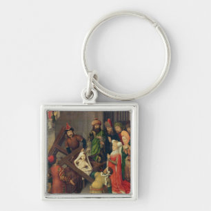 St. Helena and the Miracle of the True Cross Keychain