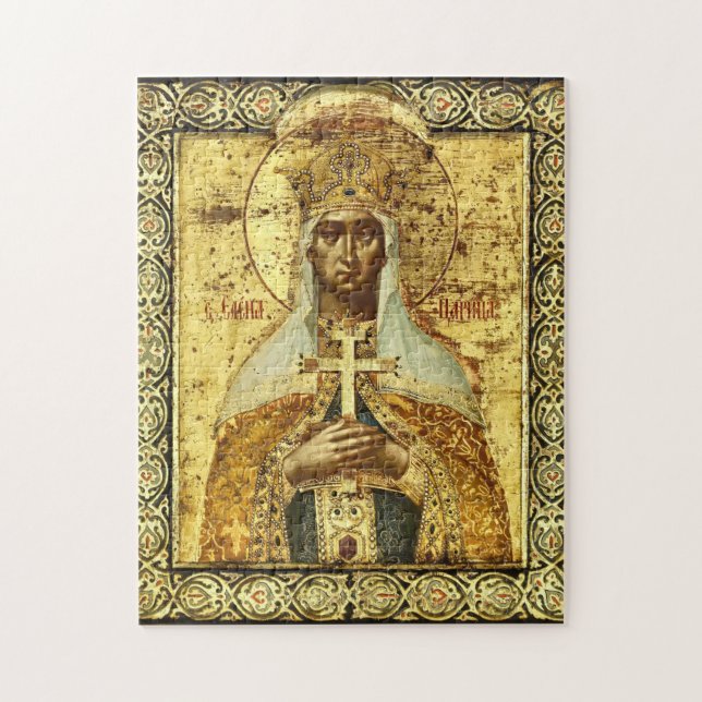 St. Helena Equal-to-the-Apostles Orthodox Icon  Jigsaw Puzzle (Vertical)