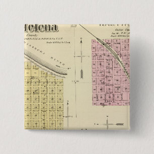 St. Helena, Nebraska 2 Inch Square Button