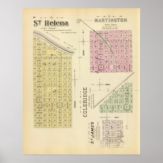 St. Helena, Nebraska Poster (Front)