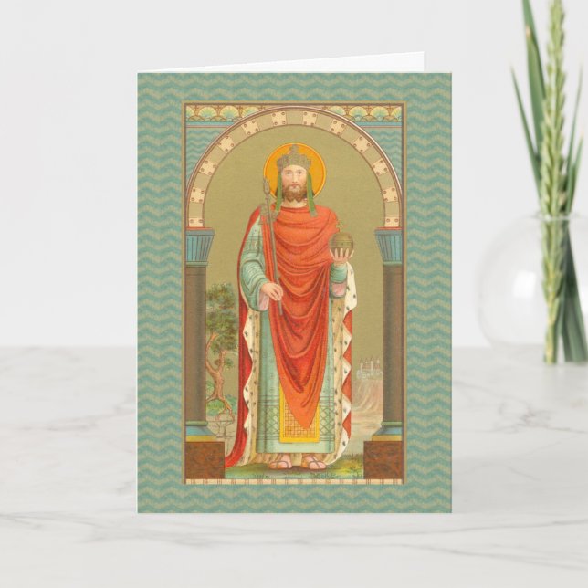St Henry II, Emperor (BBS 10) Blank 5"x7" Greeting Card (Front)