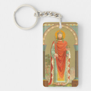 St. Henry II, Emperor (BBS 10) Rectangular Keychain
