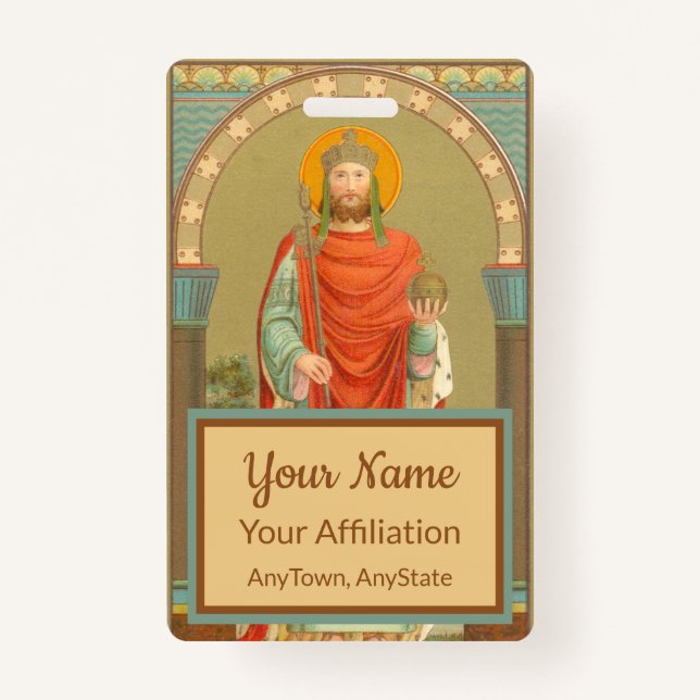 St. Henry II, Emperor (BBS 10; Style 2) Badge (Front)