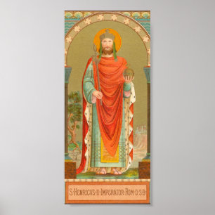 St. Henry II, Emperor (BBS 10; Style 3) Poster