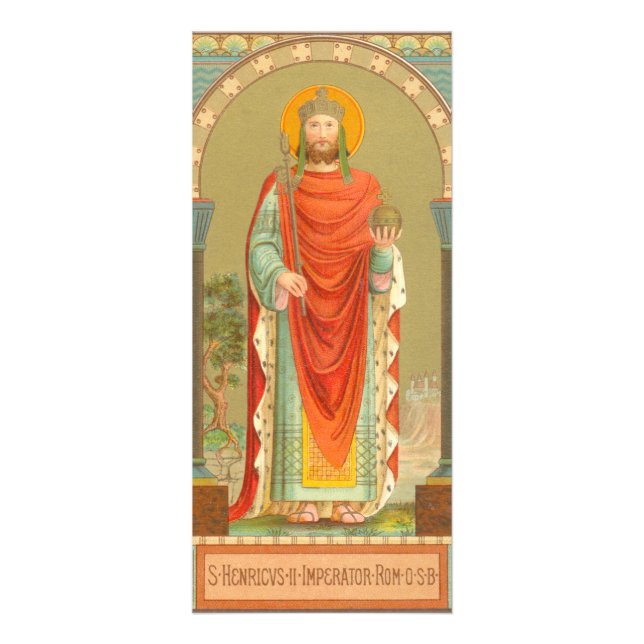 St. Henry II, Emperor (BBS 10; Style 3) Rack Card (Front)