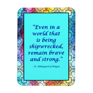 St. Hildegard of Bingen Quote Magnet