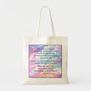 St. Hildegard of Bingen Quote Tote Bag