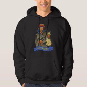 St Homobonus Patron Saint of Business People Tailo Hoodie