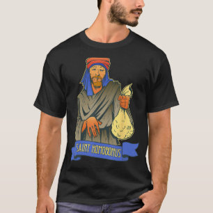 St Homobonus Patron Saint of Business People Tailo T-Shirt