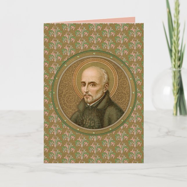 St. Ignatius Loyola (BK 050) Blank Greeting/Note Card (Front)
