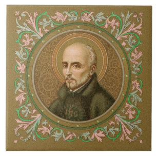 St. Ignatius Loyola (BK 050; Style 3) Tile