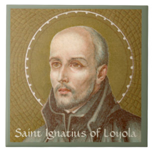 St. Ignatius Loyola (JM 27; Detail) Tile