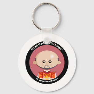St. Ignatius of Loyola Keychain