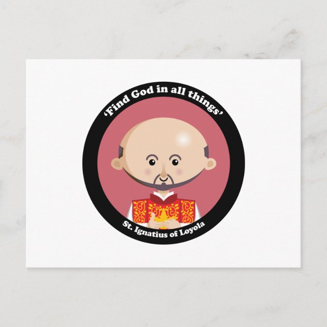 St. Ignatius of Loyola Postcard (Front)
