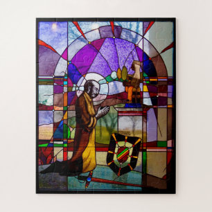 St. Ignatius of Loyola Stained Glass Window Jigsaw Puzzle