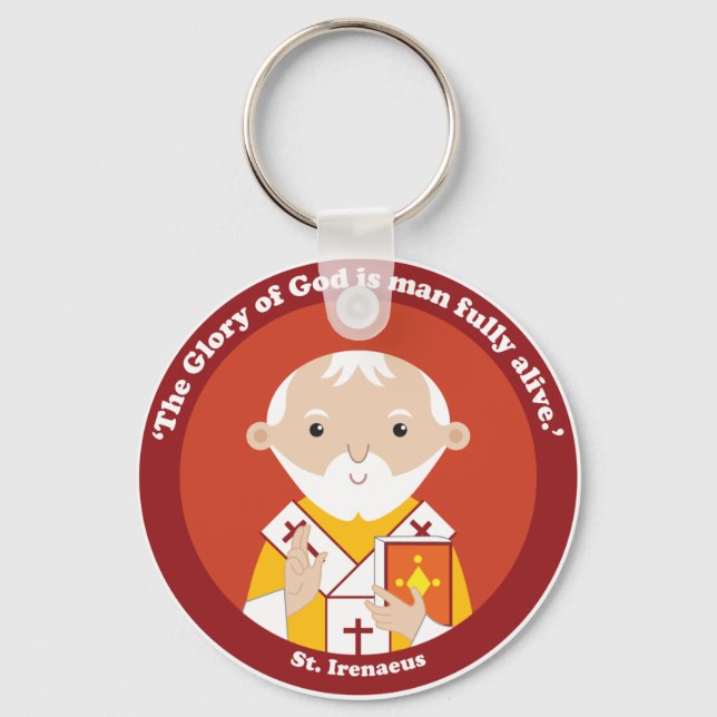 St. Irenaeus Keychain (Front)