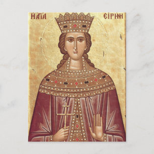 St. Irene the Great Martyr Orthodox Christian Icon Postcard
