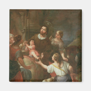 St. Isidore and the Miracle at the Well Magnet
