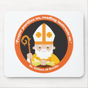 St. Isidore of Seville Mouse Pad