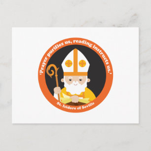 St. Isidore of Seville Postcard