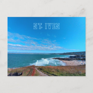 St. Ives - Beach - Cornwall Postcard