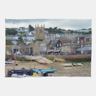 St Ives Cornwall England Kitchen Towel