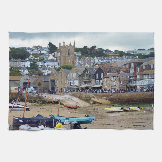 St Ives Cornwall England Kitchen Towel (Horizontal)