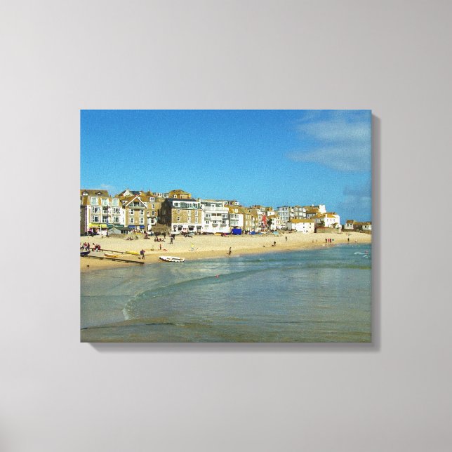 St Ives Cornwall England Photo Canvas Print (Front)
