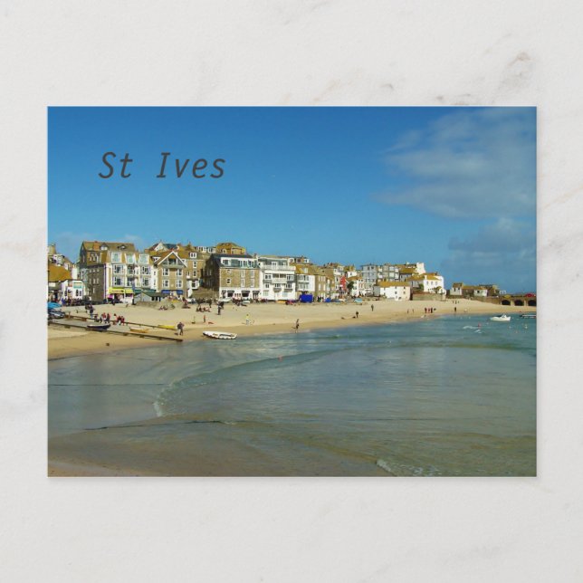St Ives Cornwall England Photo Postcard (Front)