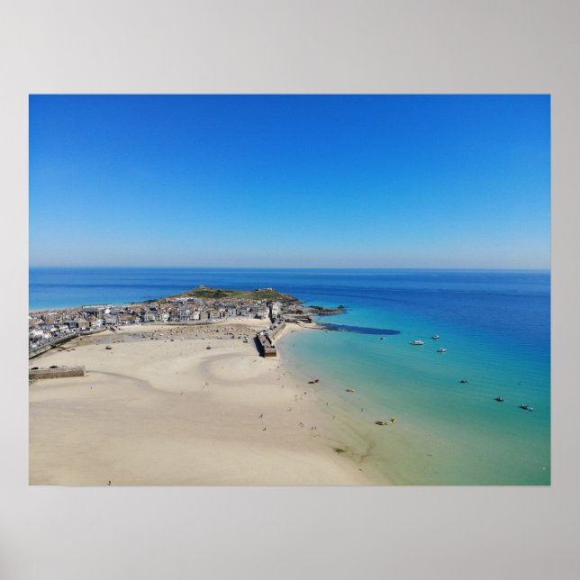 St Ives, Cornwall, England Poster (Front)